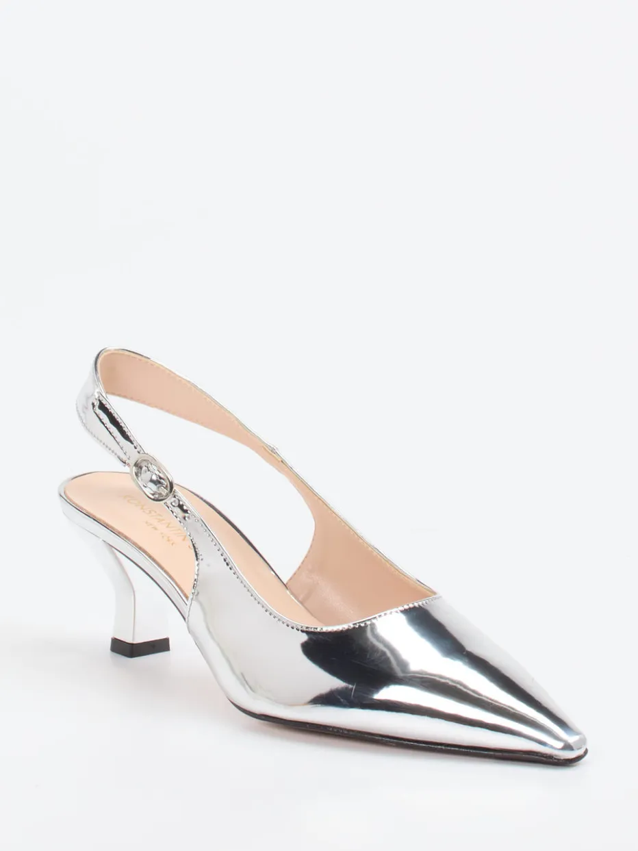– Slingpumps aus Metallicleder*Konstantin Starke Outlet