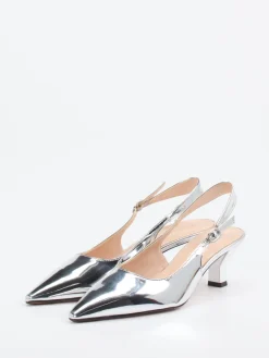 – Slingpumps aus Metallicleder*Konstantin Starke Outlet