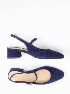 Damen Konstantin Starke – Slingpumps aus Veloursleder Dunkel
