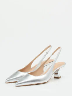 Damen Konstantin Starke – Slingpumps aus Metallicleder