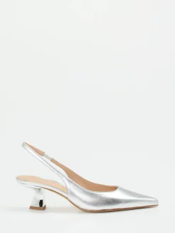 Damen Konstantin Starke – Slingpumps aus Metallicleder