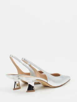Damen Konstantin Starke – Slingpumps aus Metallicleder
