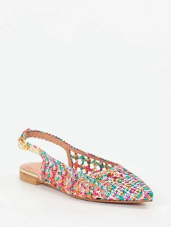 Damen Konstantin Starke – Slingpumps aus Flechtleder color