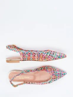 Damen Konstantin Starke – Slingpumps aus Flechtleder color