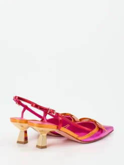 Damen Konstantin Starke – Slingpumps aus Metallicleder