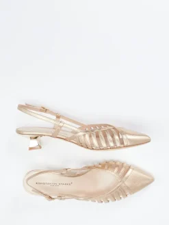 – Slingpumps aus Metallicleder*Konstantin Starke Clearance