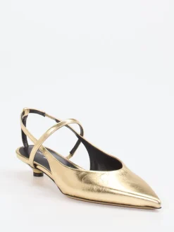 – Slingpumps aus Metallicleder*Konstantin Starke Discount