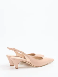 – Slingpumps aus Lack-Ziegenleder Nude*Konstantin Starke Online