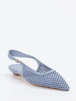 Damen Konstantin Starke – Slingpumps aus Veloursleder Pastell