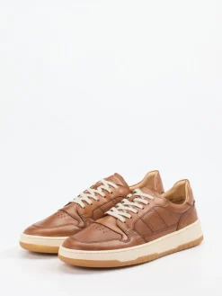 – Sneaker aus Kalbleder cognacfarben*Konstantin Starke New