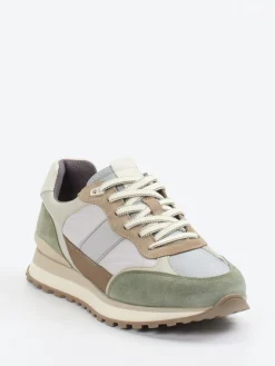 Herren Konstantin Starke – Sneaker aus Veloursleder Salbei