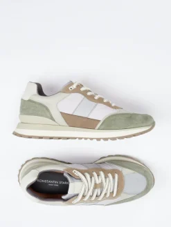 Herren Konstantin Starke – Sneaker aus Veloursleder Salbei