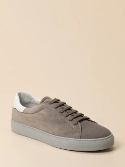 Herren Konstantin Starke – Sneaker aus Veloursleder taupe