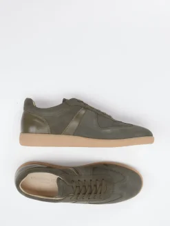 Herren Konstantin Starke – Sneaker aus Veloursleder Oliv