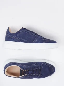 – Sneaker aus Veloursleder Dunkel*Konstantin Starke