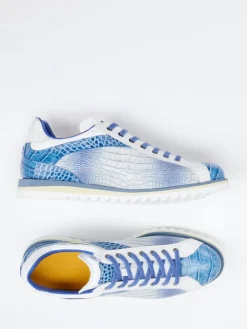 – Sneaker aus Kalbleder mit Kroko-Prägung*Konstantin Starke Discount