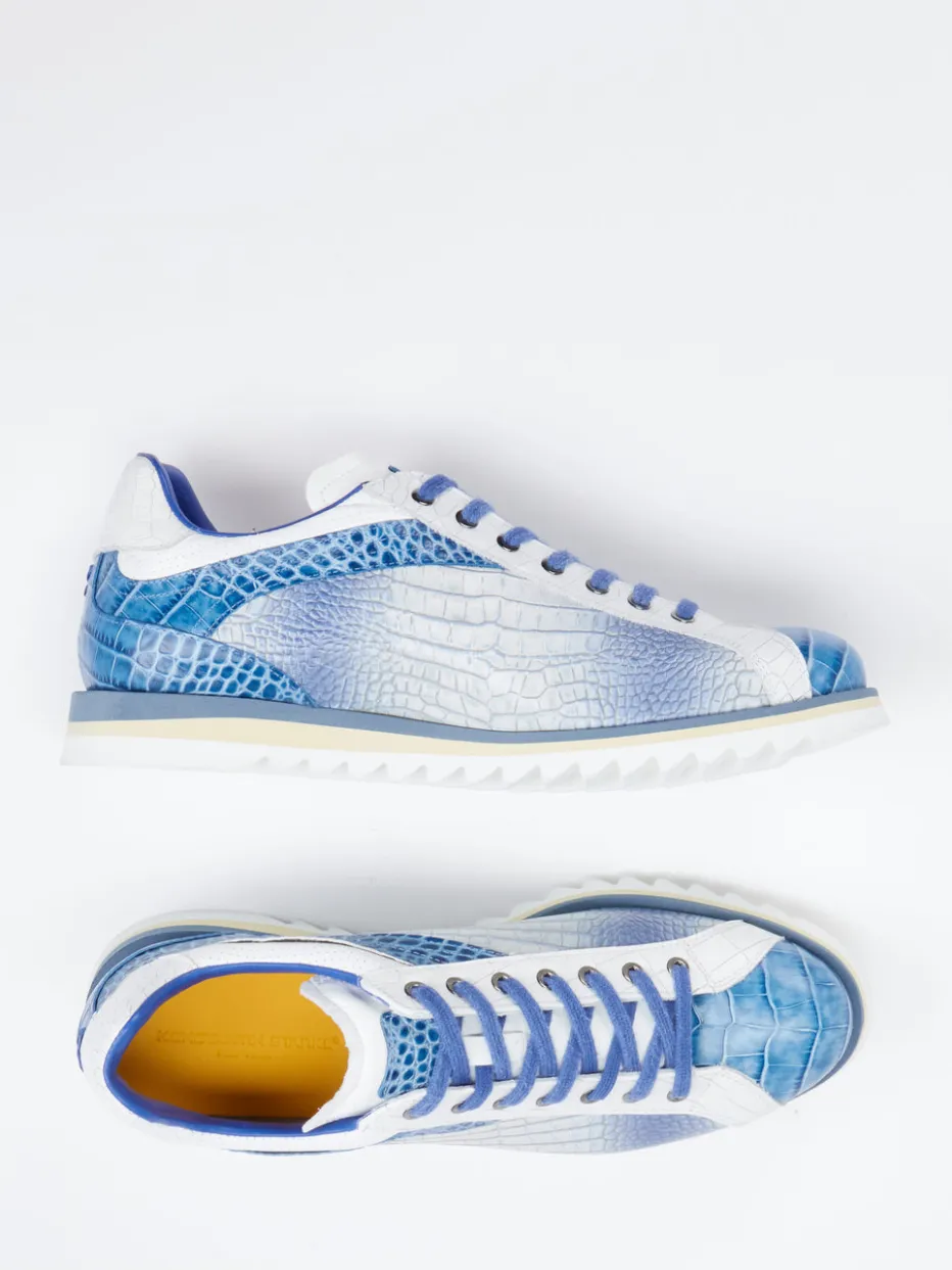 – Sneaker aus Kalbleder mit Kroko-Prägung*Konstantin Starke Discount