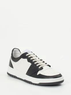 – Sneaker aus Kalbleder Offwhite-Schwarz*Konstantin Starke