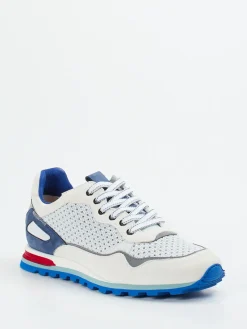 – Sneaker aus Leder und Mesh Offwhite*Konstantin Starke Hot