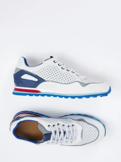 – Sneaker aus Leder und Mesh Offwhite*Konstantin Starke Hot