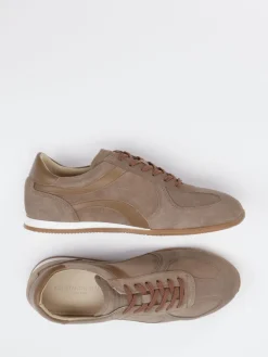 – Sneaker aus Veloursleder Taupe*Konstantin Starke Hot