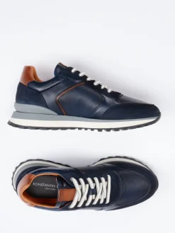 Herren Konstantin Starke – Sneaker aus Veloursleder Dunkel