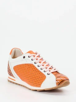 Herren Konstantin Starke – Sneaker aus geprägtem Leder Orange