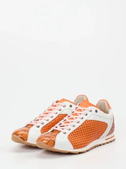 Herren Konstantin Starke – Sneaker aus geprägtem Leder Orange