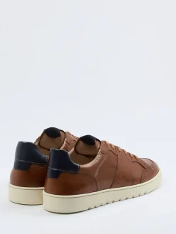 Herren Konstantin Starke – Sneaker aus Kalbleder cognac