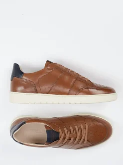 Herren Konstantin Starke – Sneaker aus Kalbleder cognac