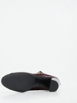 – Spangenpumps aus Hochglanzleder Bordeaux*Konstantin Starke Discount