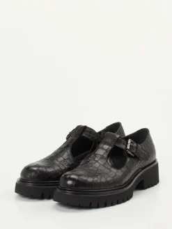 Damen Konstantin Starke – Spangenpumps aus geprägtem Leder