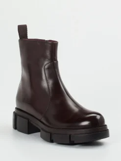 Damen Konstantin Starke – Stiefelette aus Kalbleder Dunkel