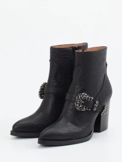 – Stiefelette aus geprägtem Leder*Konstantin Starke Discount