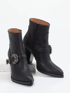 – Stiefelette aus geprägtem Leder*Konstantin Starke Discount