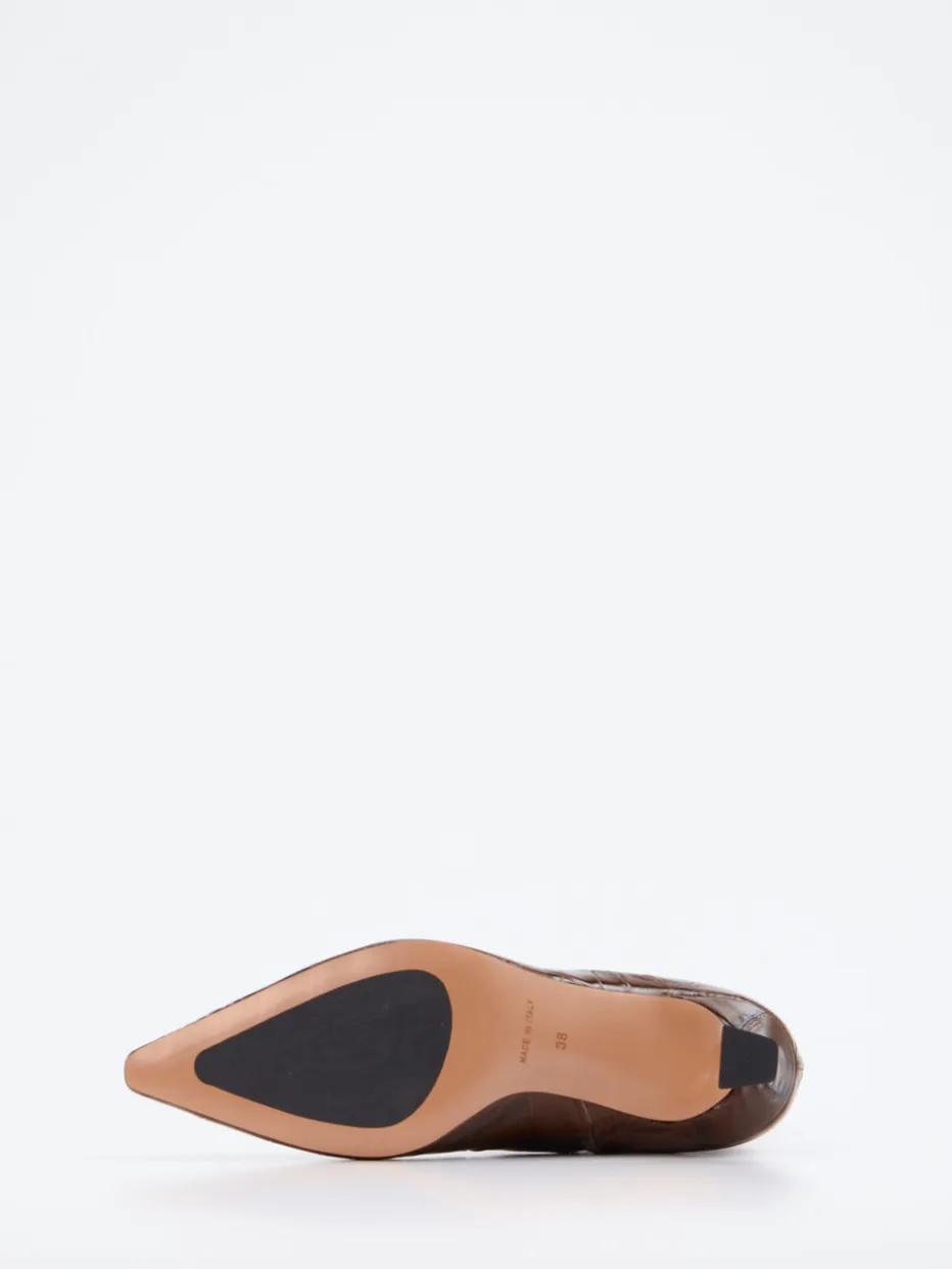 – Stiefelette aus geprägtem Leder*Konstantin Starke New