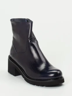 Damen Konstantin Starke – Stiefelette aus Lammleder Tinten