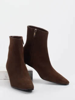 – Stiefeletten aus Veloursleder schoko*Konstantin Starke Hot