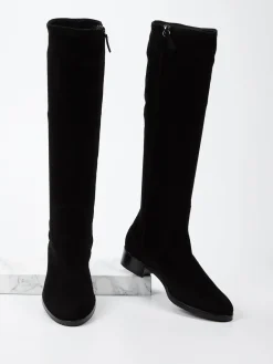 – Stiefel aus Veloursleder*Konstantin Starke New