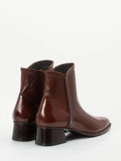 Damen Konstantin Starke – Stiefeletten aus Lammleder schoko