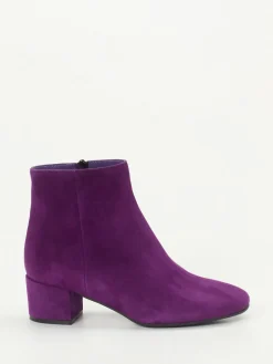 Damen Konstantin Starke – Stiefelette aus Veloursleder Violett
