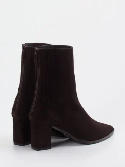 – Stiefeletten aus Veloursleder Dunkel*Konstantin Starke New