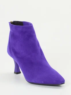 Damen Konstantin Starke – Stiefelette aus Veloursleder Violett