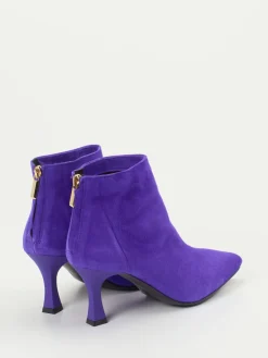 Damen Konstantin Starke – Stiefelette aus Veloursleder Violett