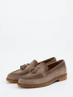 – Tassel Loafer aus Veloursleder Taupe*Konstantin Starke Best