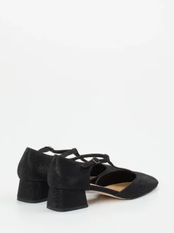 – T-Steg-Pumps aus Metallicleder*Konstantin Starke Outlet