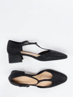 – T-Steg-Pumps aus Metallicleder*Konstantin Starke Outlet