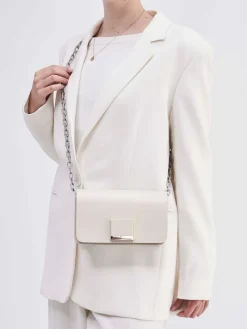 Damen Konstantin Starke – Umhängetasche aus Leder Nude