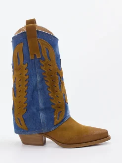 – Westernstiefel aus Veloursleder*Konstantin Starke Sale