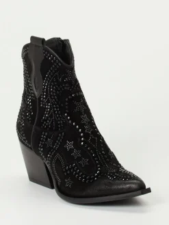 – Western-Stiefeletten aus Veloursleder*Konstantin Starke New